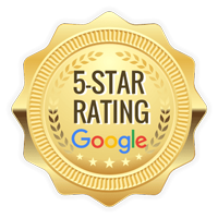 5-Star Rating on Google Badge